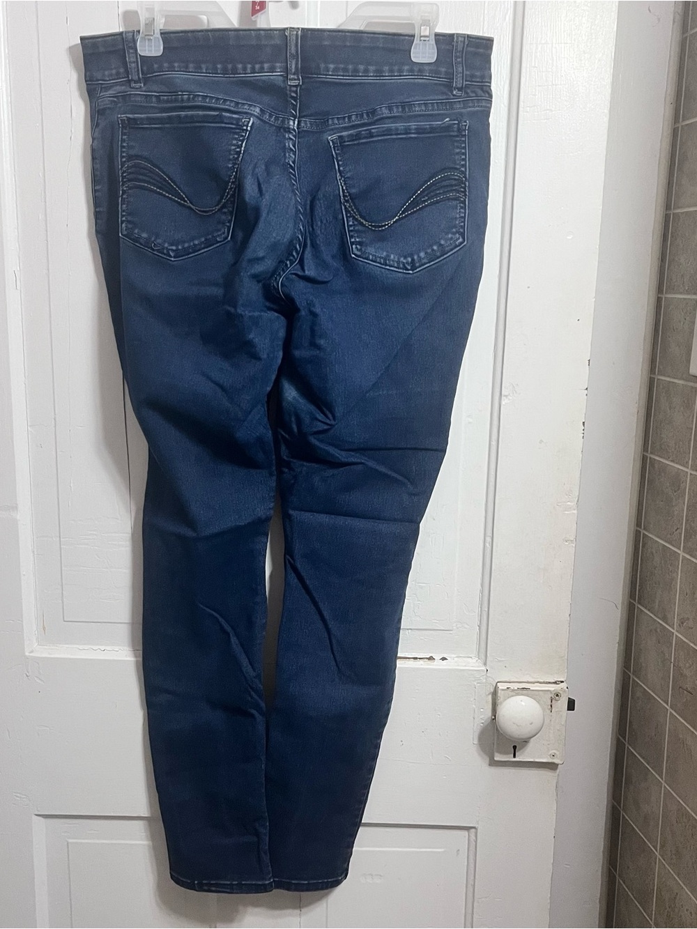 Lee Riders Mid Rise Skinny Jeans - Dark Blue - Picture 2 of 4
